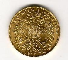 Ausztria 1915 20K 6,77g T:1