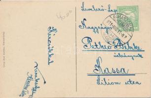 Rimaszombat Erzsébet tér, Lévai Izsó üzlete, kávéház; Lévai Izsó kiadása / square, shop, café