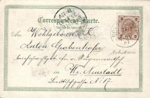 1897 Mariaschutz, Hotel Bellevue, litho