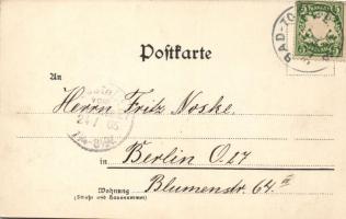 Tölz, Amtsgericht, Postamt / court, post office, litho
