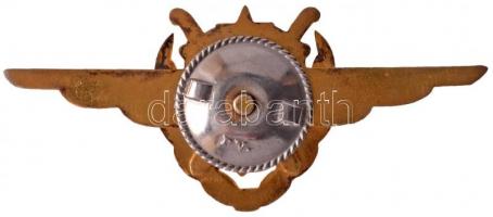 1975. "Aranykoszorús I. osztályú repülőgépvezető jelvény, jelzett aranyozott ezüst kitüntetés, ...