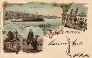 1898 Algiers, Alger, litho (EK)
