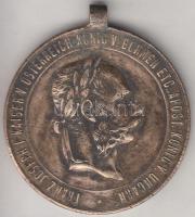 1873. december 2. "Hadiérem" I.Ferenc József Br katonai érdemérem mellszalaggal T:2- Hungary 1873. december 2. "Military Medal" Franz Joseph I Br with ribbon C:VF  NMK 231.