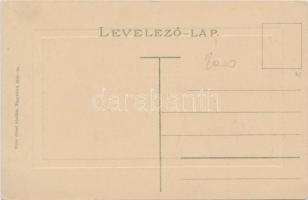 Nagyvárad Bémer tér, Erdős és Grünfeld áruháza, Neumann üzlete; Sipos József kiadása / square, shops