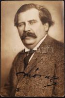 Móricz Zsigmond aláírt fotólap. Strelisky fotó