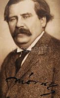 Móricz Zsigmond aláírt fotólap. Strelisky fotó