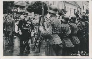 Szászrégen, bevonulás / entry of the Hungarian troops, Horthy