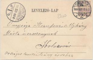 Nagyvárad honvéd laktanya; Sonnenfeld Adolf kiadása / military barracks