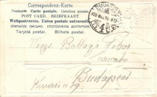 Abbazia, Madonna, set of K.u.K. stamps, Emb. litho