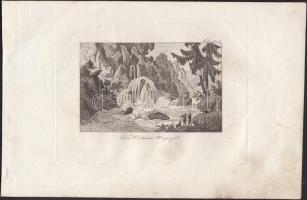 cca 1800 9 db svájci témájú rézmetszet (Freyburg, Zürich, svájci parasztház, Spitze im Juragebirge, ...