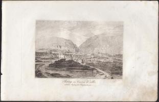 cca 1800 9 db svájci témájú rézmetszet (Freyburg, Zürich, svájci parasztház, Spitze im Juragebirge, ...