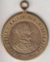 Ausztria 1906. "I. Ferenc József / A Schönaui Íjászegyesület zászlószentelésének emlékére" Br emlékérem (27mm) T:2,2- Austria 1906. "Franz Josef I / In Memory of the Consecration of the Flag of the Archer Club" Br commemorative medal (27mm) C:XF,VF