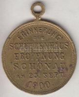 Ausztria 1900. "I. Ferenc József / A schönaui íjászház megnyitásának emlékére" Br emlékére...