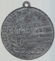 1894. "Kossuth Lajos, dicső korszak lánglelkű alkotója" fém emlékmedál (33mm) szalag nélkü...