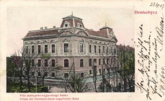 Drohobytsch, Drohobycz; Filiale der Oesterreichisch-ungarischen Bank (wet damage)