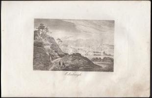 cca 1800 3 db rézmetszet (Edinburgh, Mitchelstown-Castle, Staffa)