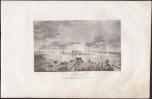 cca 1800 3 db holland témájú rézmetszet (Amsterdam, Scheveningen, Tornea)