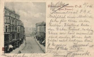 Katowice, Kattowitz; Hotel Frieser