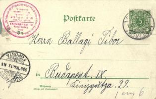 Dresden, Altstadt, floral litho