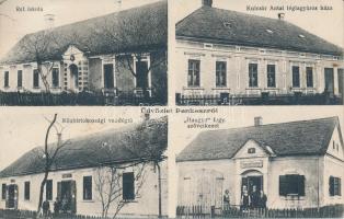 Pankasz Kulcsár Antal téglagyáros háza, Hangya szövetkezet, közbirtokossági vendéglő, református iskola (EK)