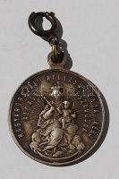 1870 körül "Kassai boldog vértanúk-Szt. Mária" Ag 5g kis emlékérem T:2