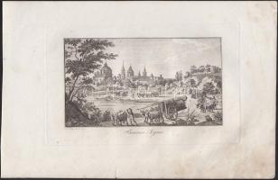 cca 1800 Rio de la Plata, Buenos Aires, Patagónia, 3 db rézmetszet