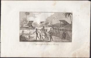 cca 1800 7 db rézmetszet (Algír, Marokkó, Szenegál, Benin, Egyiptom )