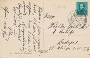 Balatonfüred strand, fürdőélet (EK)