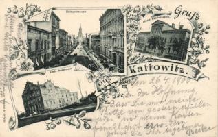 Katowice, Kattowitz; floral