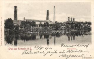 Katowice, Kattowitz; Marthahütte / iron works
