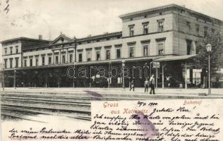 Katowice, Kattowitz; Bahnhof / railway station