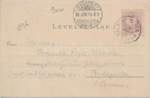 1896 Balatonfüred Erzsébet udvar, gyógyterem, hercegprímási lak, Stefánia udvar, Tihany; Koller Káro...