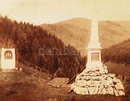 cca 1880 Branyiszkó honvéd emlék fotó / photo 16x11 cm