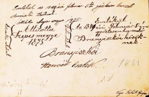 cca 1880 Branyiszkó honvéd emlék fotó / photo 16x11 cm