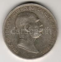 Ausztria 1908. 5K Ag "Jubileum" T:3+