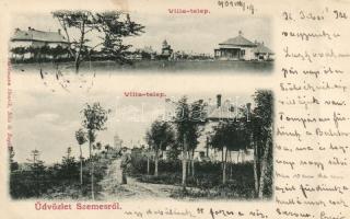 Balatonszemes, Faluszemes; villatelep