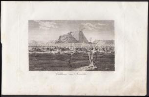 cca 1800 7 db rézmetszet török tájakról / Turkish etchings 15x8 cm