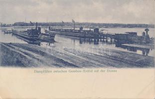 Dálya steam ferry with train
