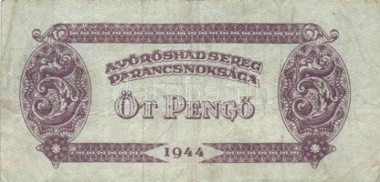 1944. 1P + 5P + 10P + 20P "A Vörös Hadsereg Parancsnoksága" T:vegyes