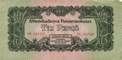 1944. 1P + 5P + 10P + 20P "A Vörös Hadsereg Parancsnoksága" T:vegyes