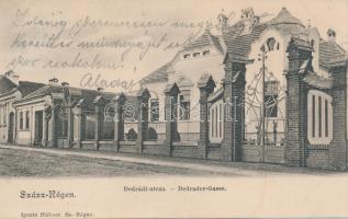 Szászrégen, Dedrádi utca / street