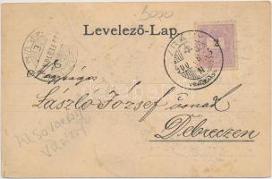 Alsóvarány, Romanian school and church, town hall, floral (EK)