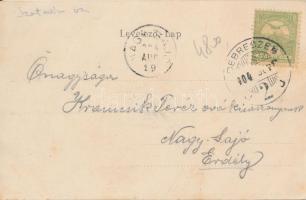 Nagykároly, Kalmand utca, Csókás László kiadása / street