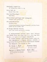 1909 Bp., Zichy Nándor gróf tárnokmester úrank azületése 80 éves jubileumára, Az Országos Kath. Szöv...
