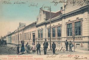 Nagykároly, Kölcsey utca, Csókás László kiadása / street (fl)