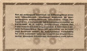 1946. 10.000AP (2x) + 50.000AP (2x) sorszámozott és sorszámozatlan darabok T:II-III