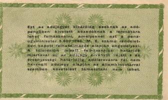 1946. 10.000AP (2x) + 50.000AP (2x) sorszámozott és sorszámozatlan darabok T:II-III