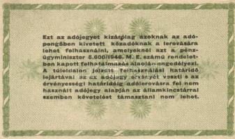 1946. 10.000AP (2x) + 50.000AP (2x) sorszámozott és sorszámozatlan darabok T:II-III