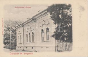 Máramarossziget Szép utca, Berger Miksa kiadása / street