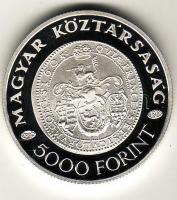 2005. 5000Ft "Bocskai István" Ag T:PP Csak 3000db! Kapszulában, tanúsítvánnyla + ismertető...